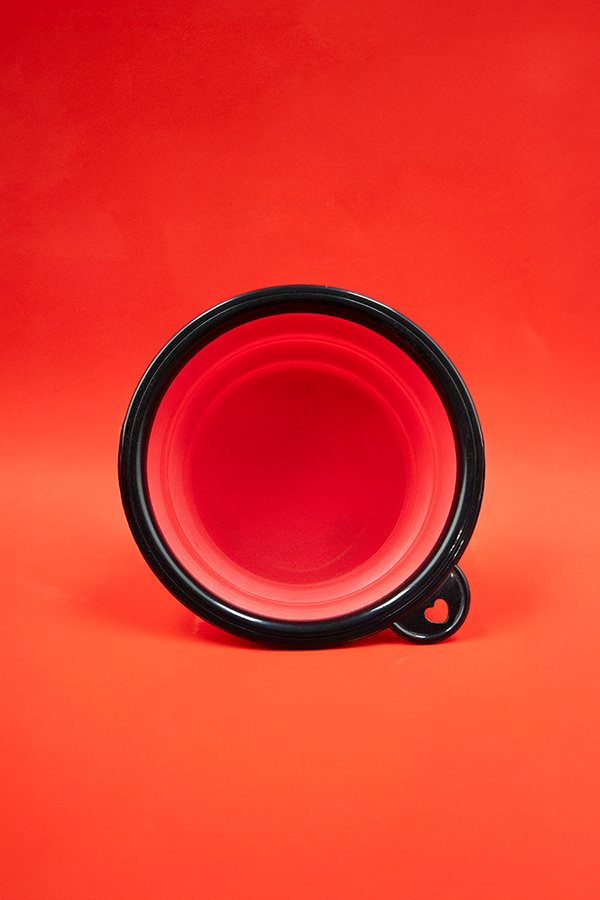 Plato Plegable Rojo
