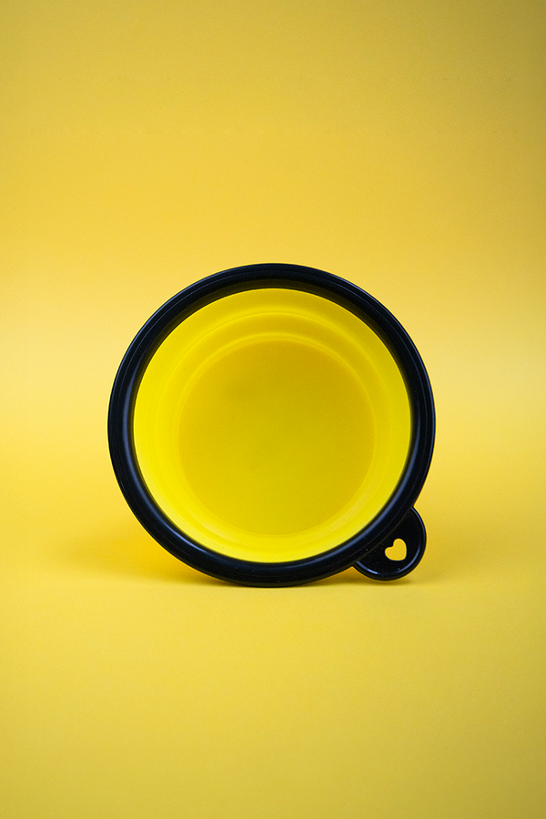 Plato Plegable Amarillo