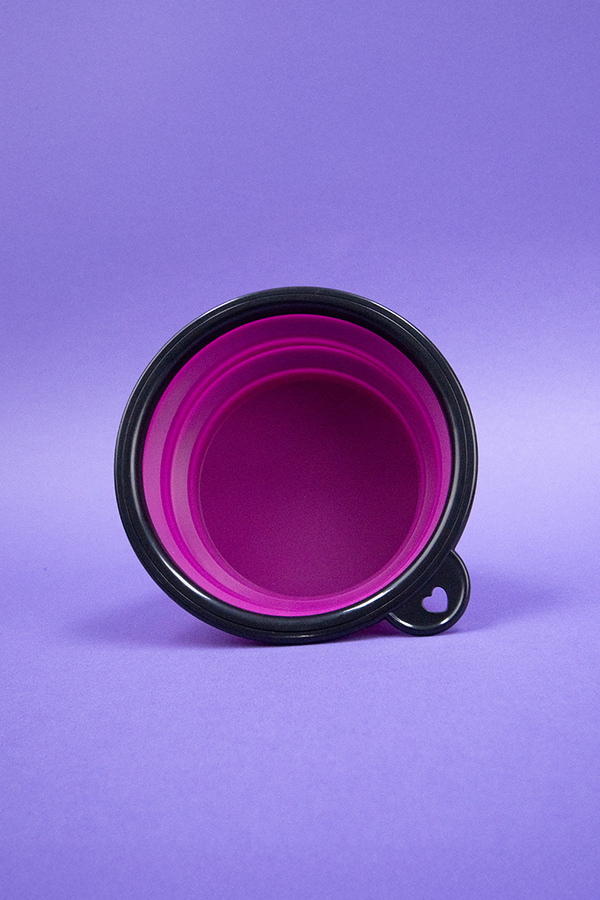 Plato Plegable Morado
