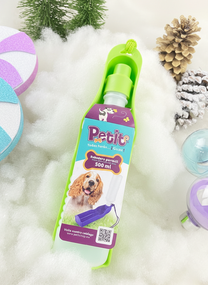 Bebedero portátil Petit con iluminación mejorada